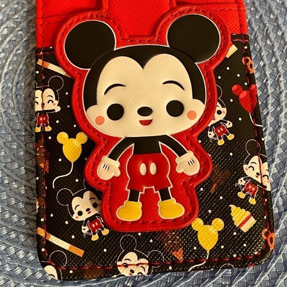 Disney Parks Mickey Mouse Food Icons Card Wallet NWT - Picture 6 of 6